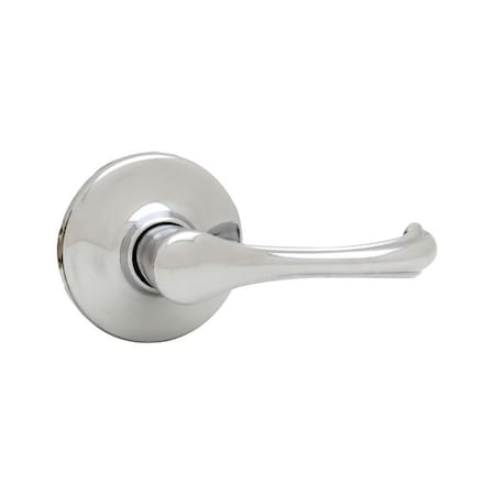 Kwikset Dorian Lever Interior Single Cylinder Handleset Trim, Bright Polished Chrome 604DNL-26